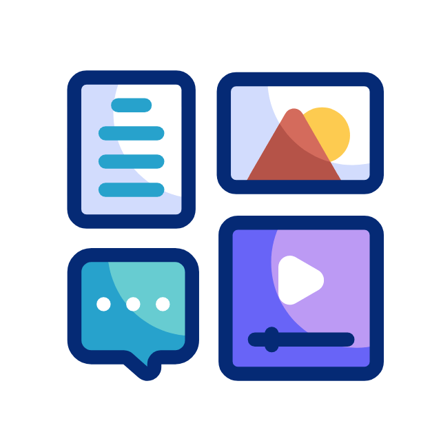 Content marketing service icon by the top digital marketing expert in kerala